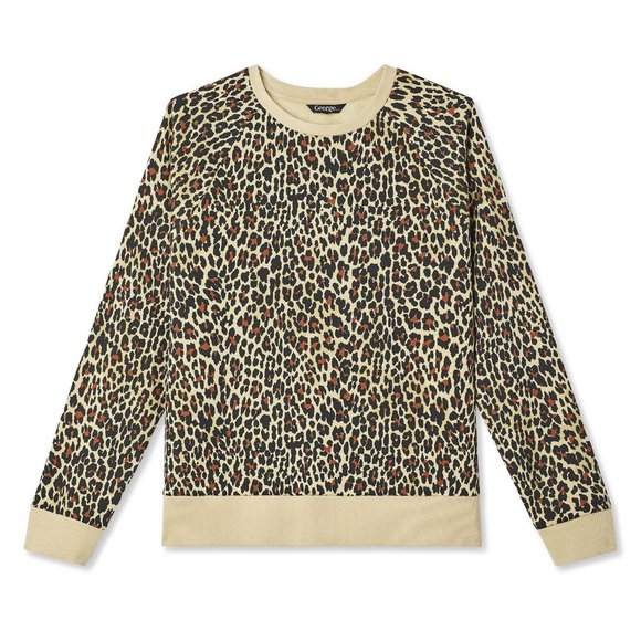 George Women's Pullover Crewneck Sweatshirt - Picture 1 of 5